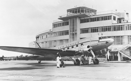 St. Albert at Dublin Airport, circa 1950 (CC by National LIbrary of Irland)